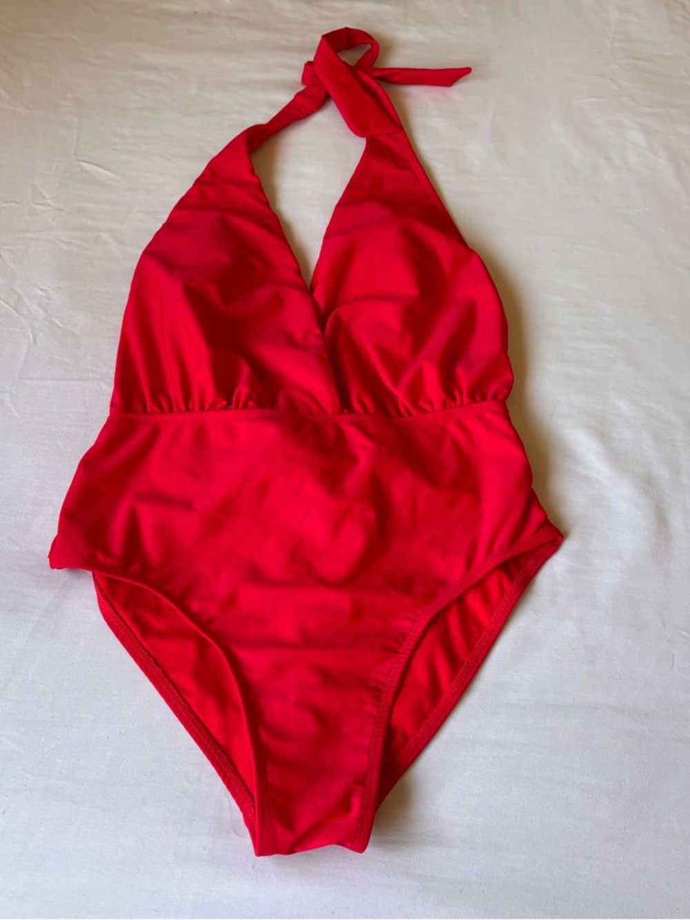 Red swimsuit